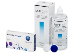 Biofinity Energys (3 lenti) + soluzione Laim-Care 400 ml