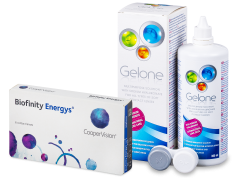 Biofinity Energys (6 lenti) + soluzione Gelone 360 ml