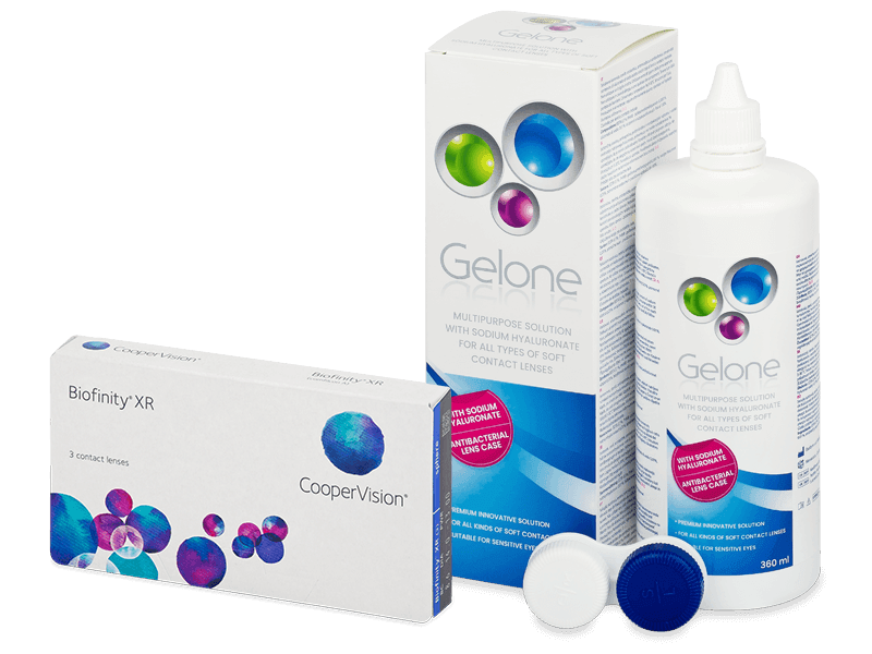 Biofinity XR (3 lenti) + soluzione Gelone 360 ml