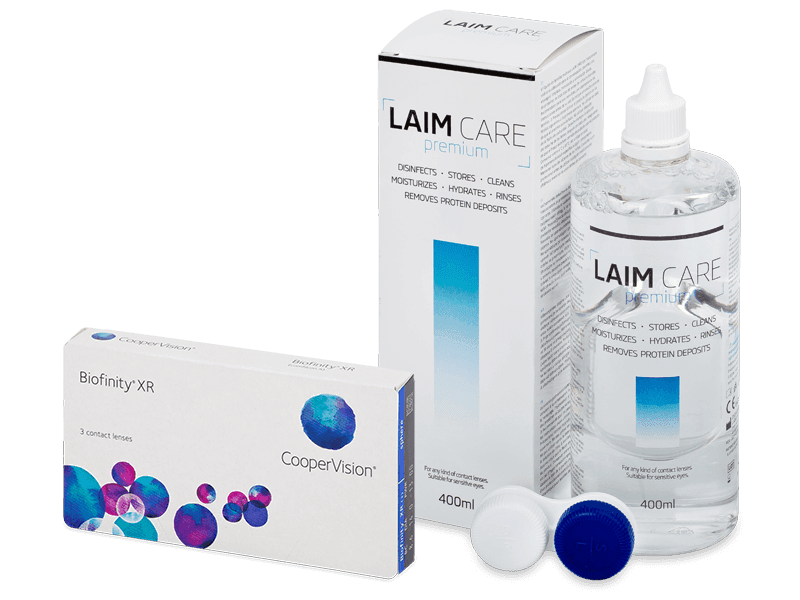 Biofinity XR (3 lenti) + soluzione Laim Care 400 ml