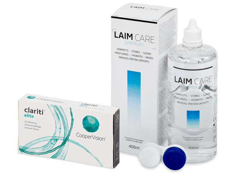 Clariti Elite (6 lenti) + soluzione Laim Care 400 ml