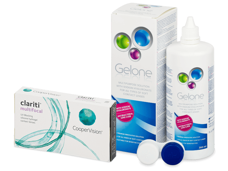 Clariti Multifocal (6 lenti) + soluzione Gelone 360 ml