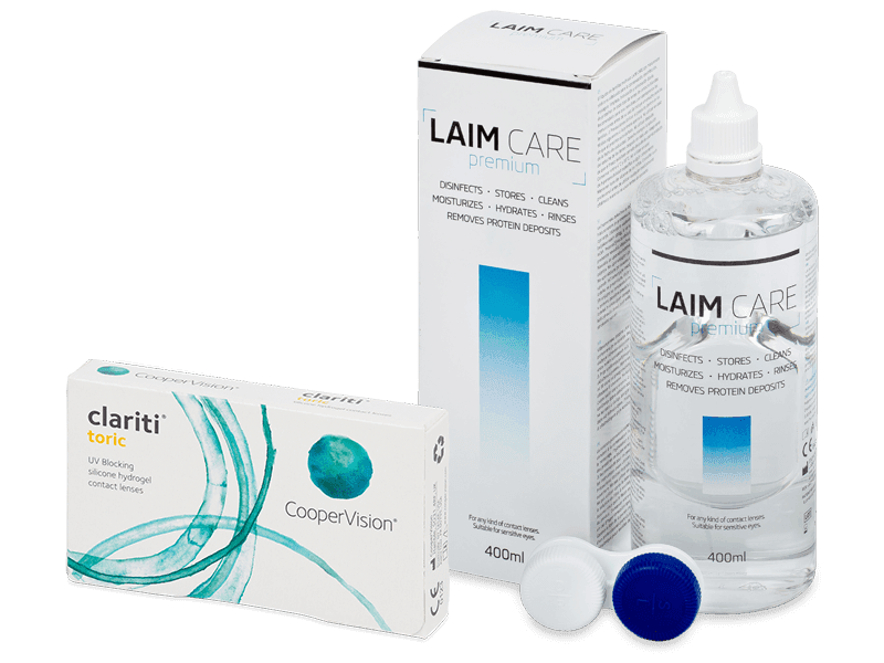 Clariti Toric (6 lenti) + soluzione Laim Care 400 ml