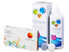 Proclear Multifocal (3 lenti) + soluzione Gelone 360 ml