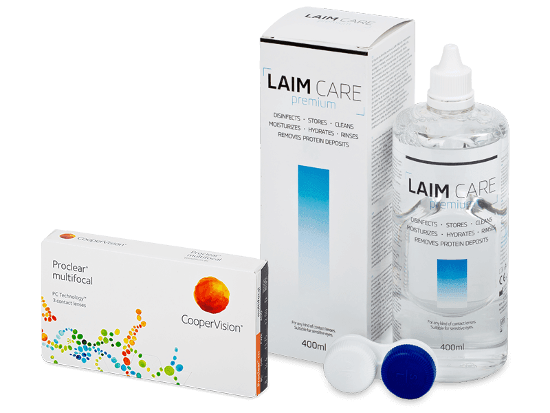 Proclear Multifocal (3 lenti) + soluzione Laim Care 400 ml