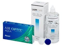 Air Optix Aqua (6 lenti) + soluzione Laim Care 400 ml