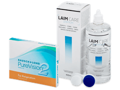 PureVision 2 for Astigmatism (3 lenti) + soluzione Laim-Care 400 ml