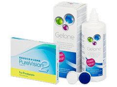 PureVision 2 for Presbyopia (3 lenti) + soluzione Gelone 360 ml