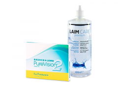 PureVision 2 for Presbyopia (3 lenti) + soluzione Laim-Care 400 ml