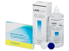PureVision 2 for Presbyopia (3 lenti) + soluzione Laim-Care 400 ml