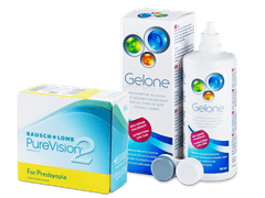 PureVision 2 for Presbyopia (6 lenti) + soluzione Gelone 360 ml