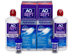 Soluzione AO SEPT PLUS HydraGlyde 2 x 360 ml 
