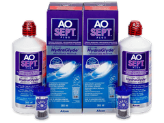 Soluzione AO SEPT PLUS HydraGlyde 2x360 ml 