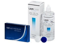 TopVue Premium (6 lenti) + soluzione Laim-Care 400 ml