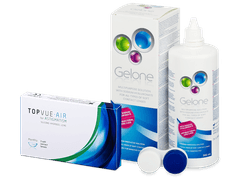 TopVue Air for Astigmatism (3 lenti) + soluzione Gelone 360 ml
