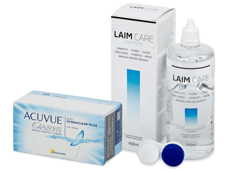 Acuvue Oasys (24 lenti) + soluzione Laim Care 400 ml