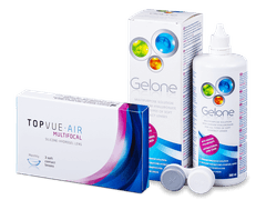 TopVue Air Multifocal (3 lenti) + soluzione Gelone 360 ml