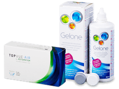 TopVue Air for Astigmatism (6 lenti) + soluzione Gelone 360 ml