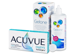 Acuvue Oasys with Transitions (6 lenti) + soluzione Gelone 360 ml