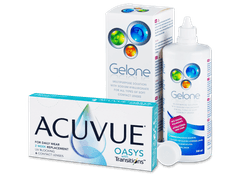 Acuvue Oasys with Transitions (6 lenti) + soluzione Gelone 360 ml