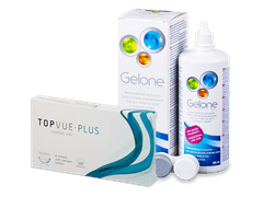 TopVue Plus (6 lenti) + soluzione Gelone 360 ml