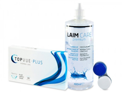 TopVue Plus (6 lenti) + soluzione Laim-Care 400 ml