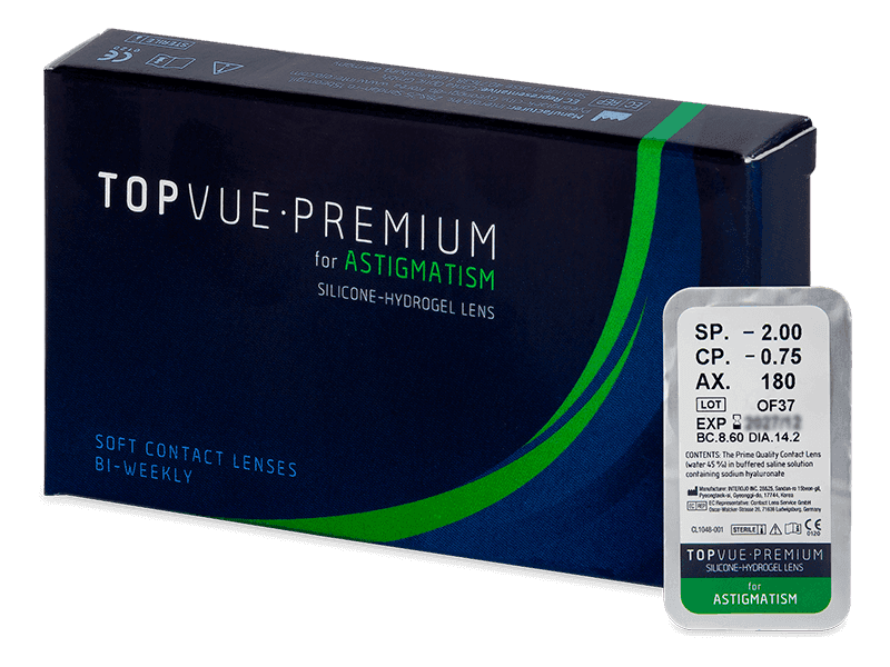TopVue Premium for Astigmatism (1 lente)