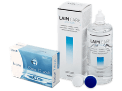 Safegel Fusion 7 Days (12 lenti) + soluzione Laim Care 400 ml