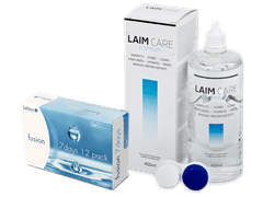 Safegel Fusion 7 Days (12 lenti) + soluzione Laim-Care 400 ml