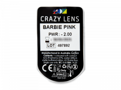 CRAZY LENS - Barbie Pink - giornaliere correttive (2 lenti)