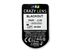 CRAZY LENS - Black Out - giornaliere correttive (2 lenti)