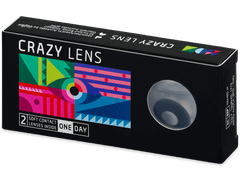 CRAZY LENS - Black Out - giornaliere correttive (2 lenti)