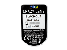 CRAZY LENS - Black Out - giornaliere non correttive (2 lenti)