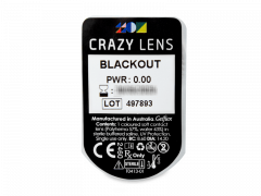 CRAZY LENS - Black Out - giornaliere non correttive (2 lenti)