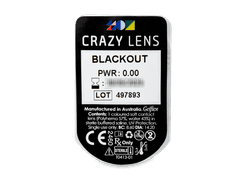 CRAZY LENS - Black Out - giornaliere non correttive (2 lenti)