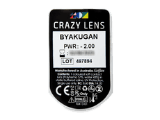 CRAZY LENS - Byakugan - giornaliere correttive (2 lenti)