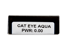 CRAZY LENS - Cat Eye Aqua - giornaliere non correttive (2 lenti)