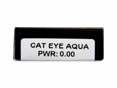 CRAZY LENS - Cat Eye Aqua - giornaliere non correttive (2 lenti)