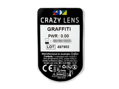 CRAZY LENS - Graffiti - giornaliere non correttive (2 lenti)