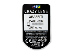 CRAZY LENS - Graffiti - giornaliere correttive (2 lenti)