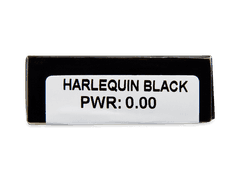 CRAZY LENS - Harlequin Black - giornaliere non correttive (2 lenti)