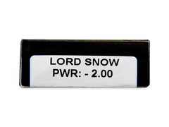 CRAZY LENS - Lord Snow - giornaliere correttive (2 lenti)