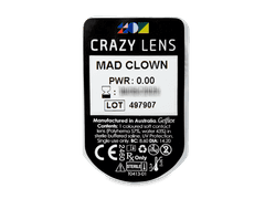 CRAZY LENS - Mad Clown - giornaliere non correttive (2 lenti)