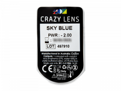 CRAZY LENS - Sky Blue - giornaliere correttive (2 lenti)