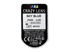 CRAZY LENS - Sky Blue - giornaliere correttive (2 lenti)