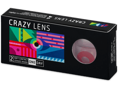 CRAZY LENS - Solid Red - giornaliere non correttive (2 lenti)
