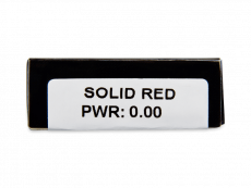 CRAZY LENS - Solid Red - giornaliere non correttive (2 lenti)