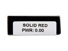 CRAZY LENS - Solid Red - giornaliere non correttive (2 lenti)