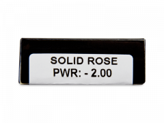 CRAZY LENS - Solid Rose - giornaliere correttive (2 lenti)