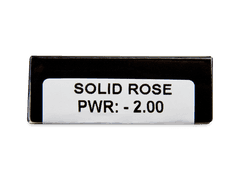 CRAZY LENS - Solid Rose - giornaliere correttive (2 lenti)